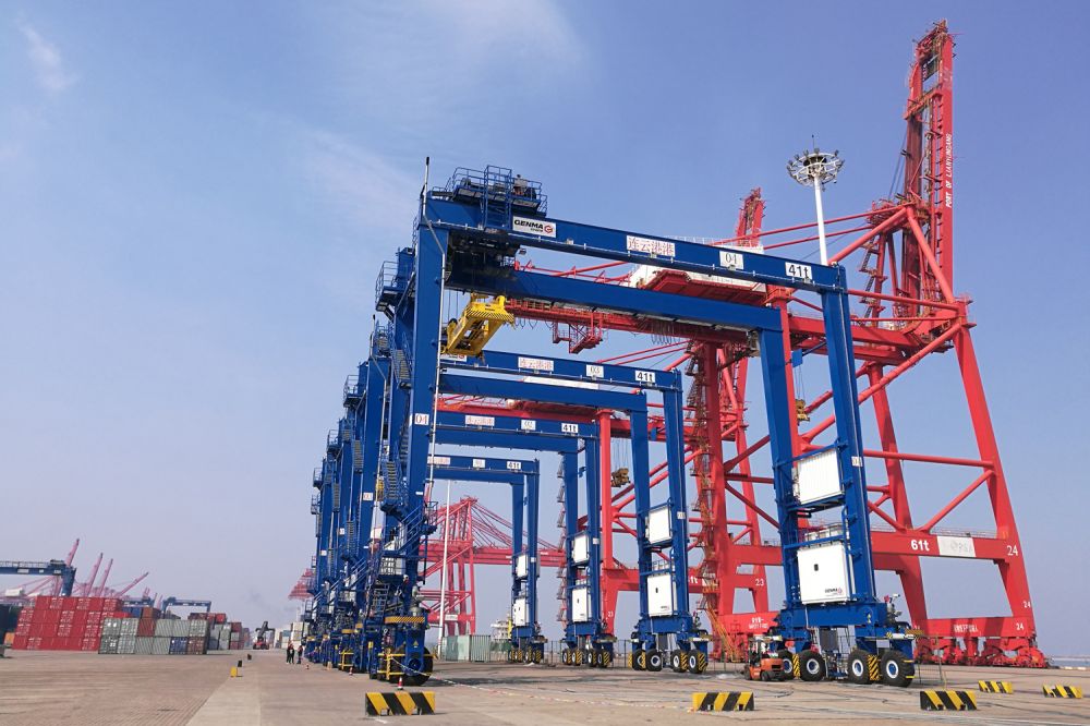 助力碼頭智慧升級(jí) | GENMA與 PSA 連云港碼頭簽約8臺(tái) RTG改造項(xiàng)目(圖1)